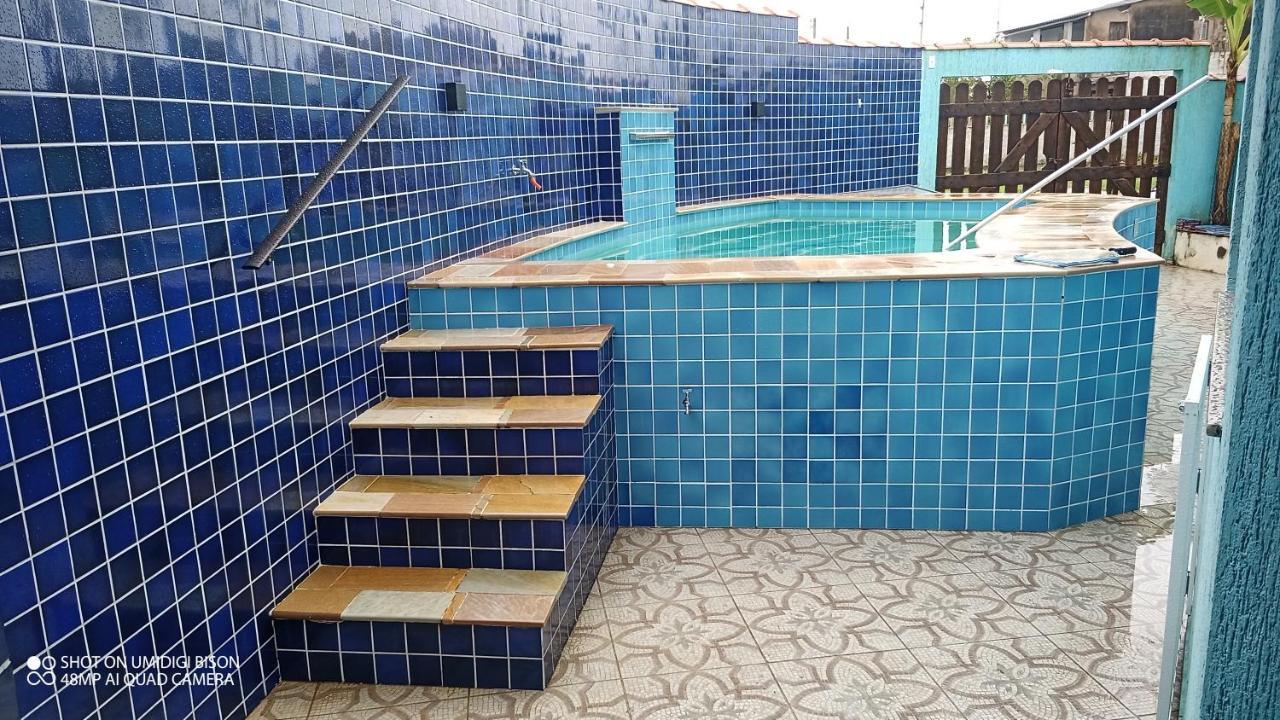 Casa Com Piscina , Churrasqueira, Wi-Fi, Em Rua De Areia A 1Km Da Praia, Bairro Sussegado, Proibido Uso De Som Extremamente Alto Ideal Para Descansar Itanhaém Kültér fotó